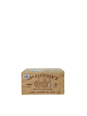 Lot 62 - Chateau Cantemerle, 5eme Cru Classe, Haut Medoc 2014, six bottles (OWC)