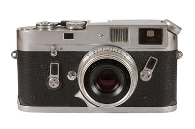 Lot 184 - A Leica M4 "Tim Page" Rangefinder Camera Outfit