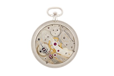 Lot 56 - WEGELIN FILS POCKET WATCH, PLATINUM.