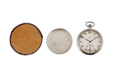 Lot 56 - WEGELIN FILS POCKET WATCH, PLATINUM.