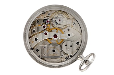 Lot 56 - WEGELIN FILS POCKET WATCH, PLATINUM.