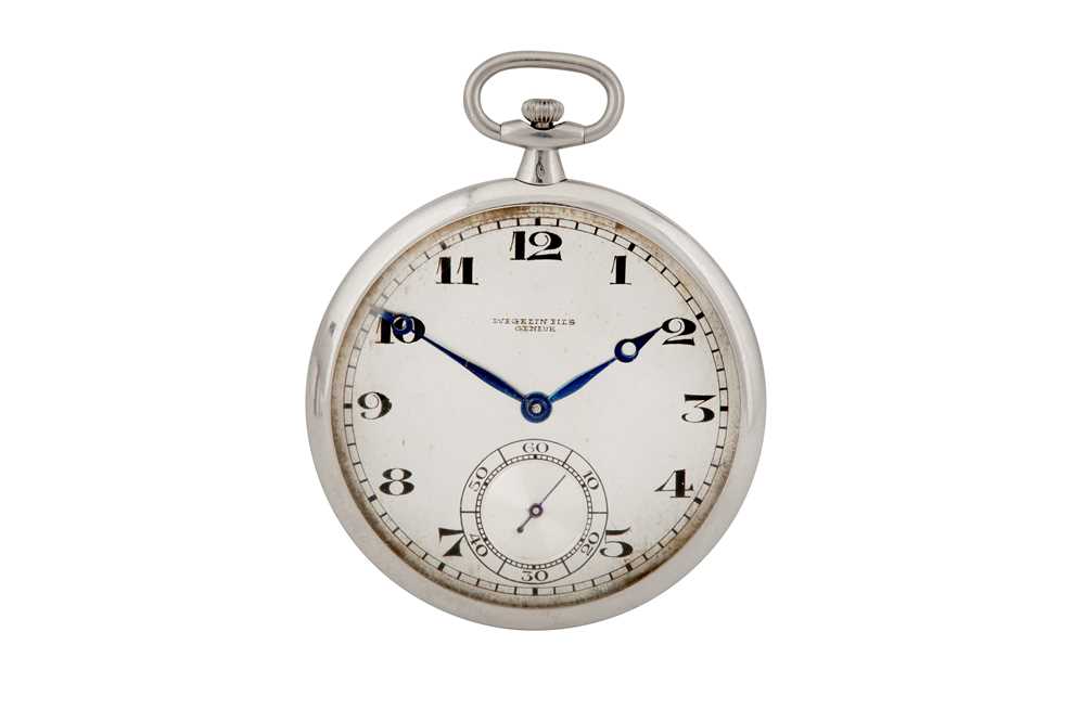 Lot 56 - WEGELIN FILS POCKET WATCH, PLATINUM.