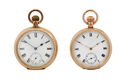 Lot 66 - WALTHAM POCKET WATCH & ANOTHER.