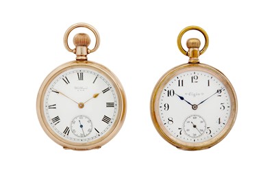 Lot 69 - WALTHAM AND ELGIN POCKET WATCHES.