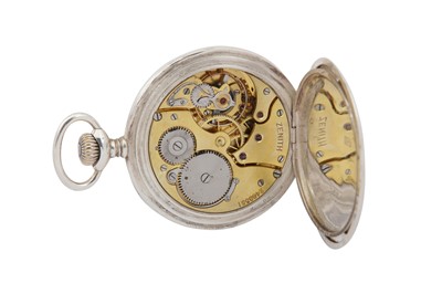 Lot 68 - ZENITH SILVER POCKET WATCH.