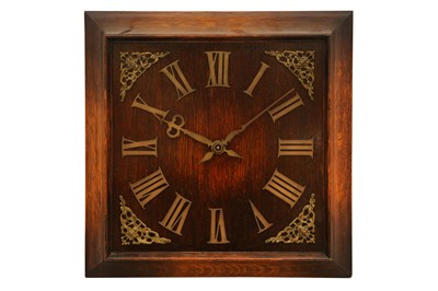 Lot 435 - ZENITH SWISS OAK DIAL WALL CLOCK