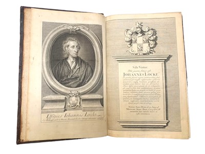 Lot 140 - Locke. Works. 3 vol. 1722