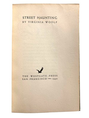 Lot 222 - Woolf (Virginia) Street Haunting