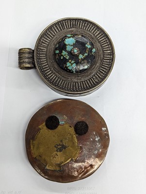 Lot 366 - A COLLECTION OF TIBETAN JEWELLERY AND AMULETS