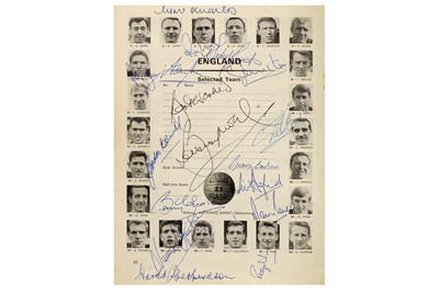 Lot 260 - England 1966 World Cup