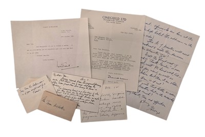 Lot 26 - Autograph Collection.- Letters to Tom Webster