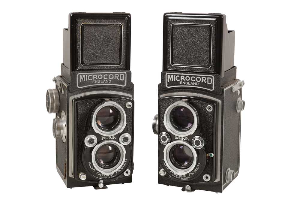 Lot 392 - A Pair of M.P.P Microcord TLR Cameras