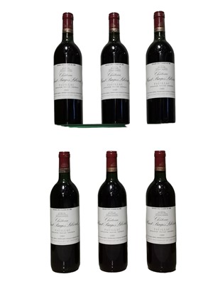 Lot 67 - Chateau Haut-Bages Liberal, 5eme Cru Classe, Pauillac, 1989, six bottles