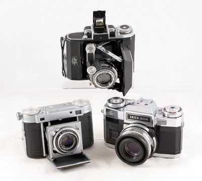 Lot 469 - A Certo Super Dollina II & Two Zeiss Ikon Cameras.