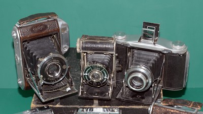 Lot 363 - Two Ensign 220 Autorange Cameras, plus Others.