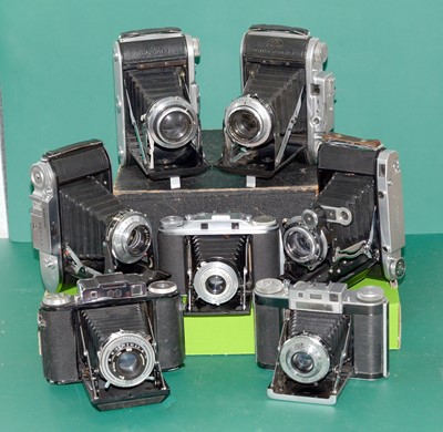 Lot 366 - Ensign Selfix 820 Special & Other CRF Folding Cameras.