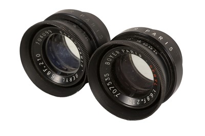 Lot 255 - A Pair of Boyer Paris Enlarging Lenses