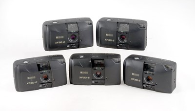 Lot 476 - Five Black-bodied Ricoh XF30-E Compact Cameras, NOS.