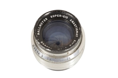 Lot 318 - A Dallmeyer 1 1/2" f/1.9 Super-Six Anastigmat