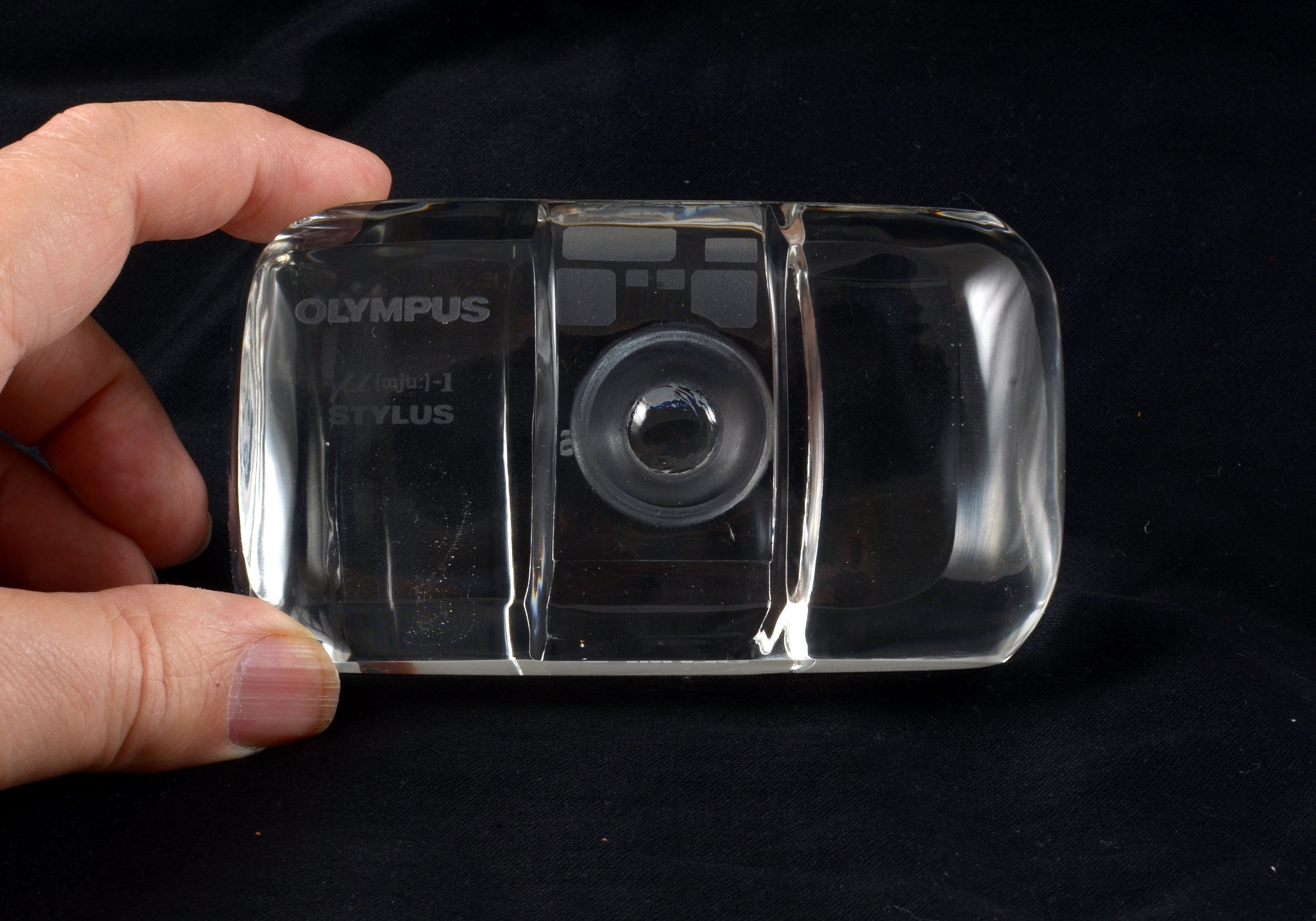 Lot 78 A Rare Crystal Glass Olympus Stylus (MJU 1 in