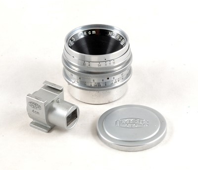 Lot 233 - A Rare Exakta Mount Olympus Zuiko C 4cm f3.5 Lens & Finder.