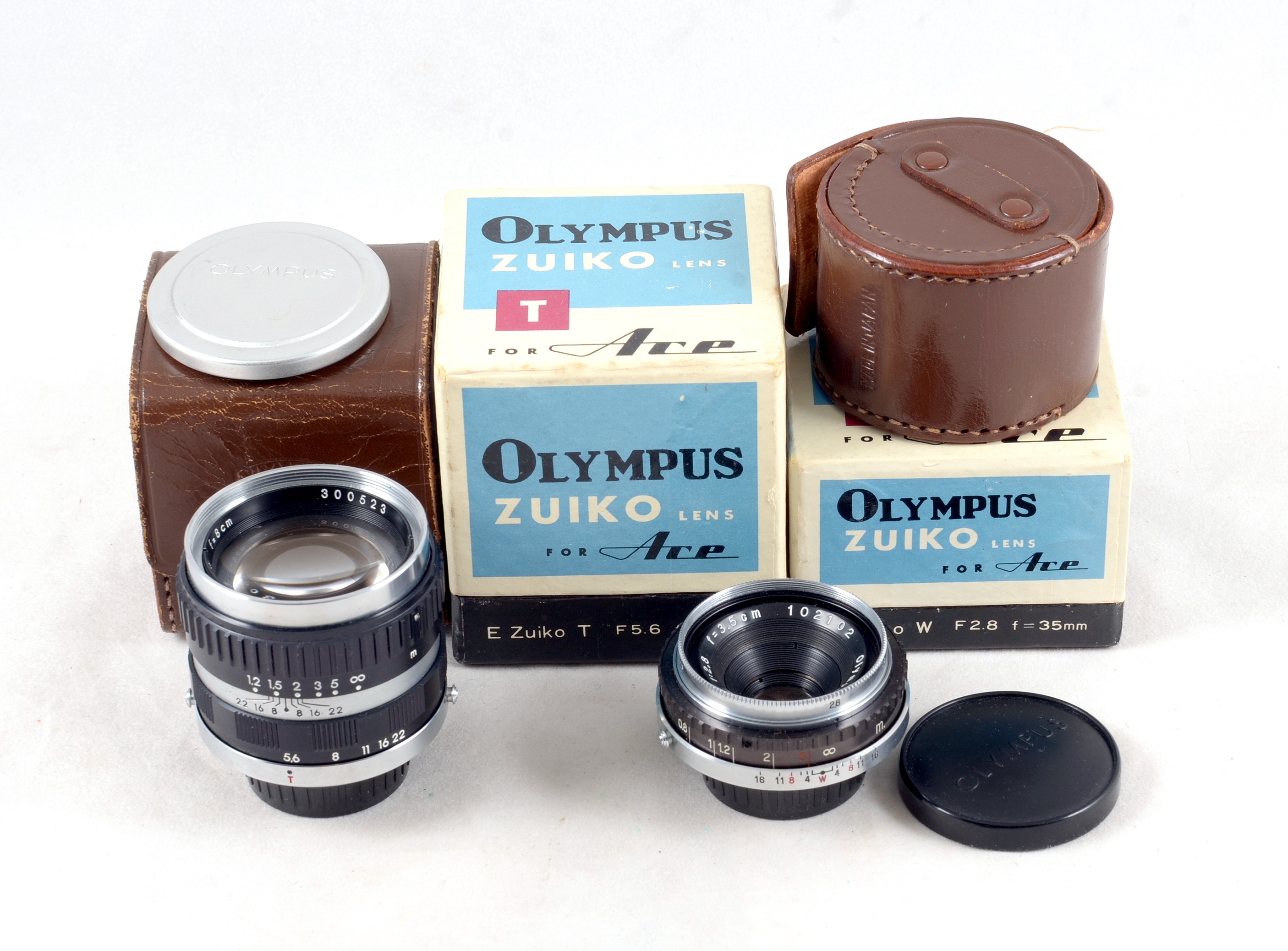 Lot 50 Boxed Olympus Ace Outfit.