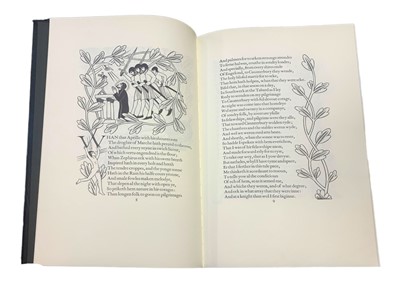 Lot 172 - Folio Society.- Chaucer (Geoffrey) & Gill (Eric, illustrator) The Canterbury Tales