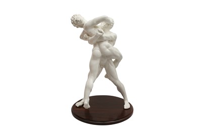 Lot 616 - AFTER THE ANTIQUE: HERCULES CRUSHING ANTAEUS