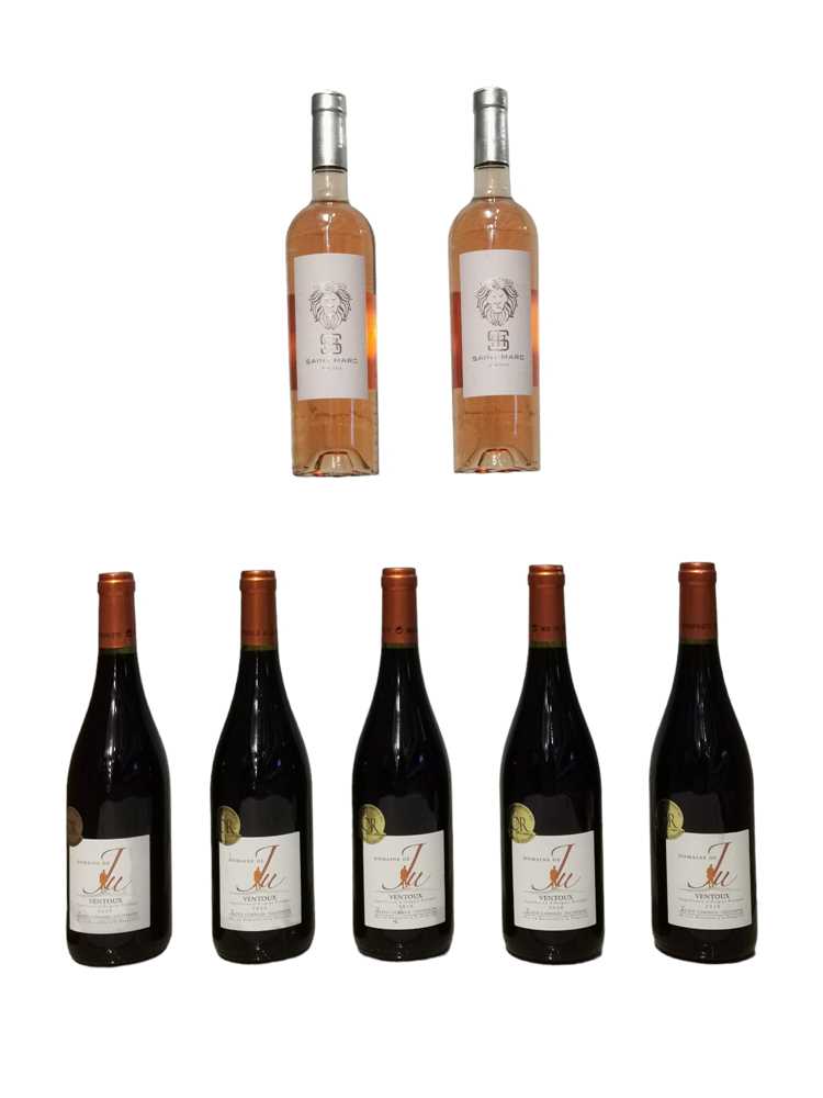 Lot 136 - Assorted Ventoux Wine