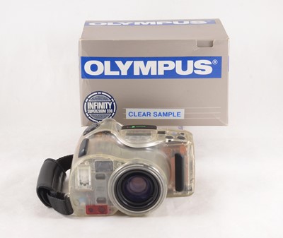 Lot 80 - A Rare Transparent Olympus Infinity SuperZoom 330 "Bridge" Camera.