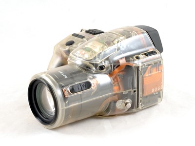 Lot 83 - A Rare Transparent Olympus IS-1000 "Bridge" Camera.