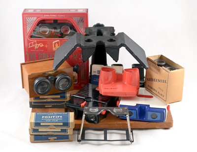 Lot 398 - Collection of Stereoscopes & 3D Cards etc.