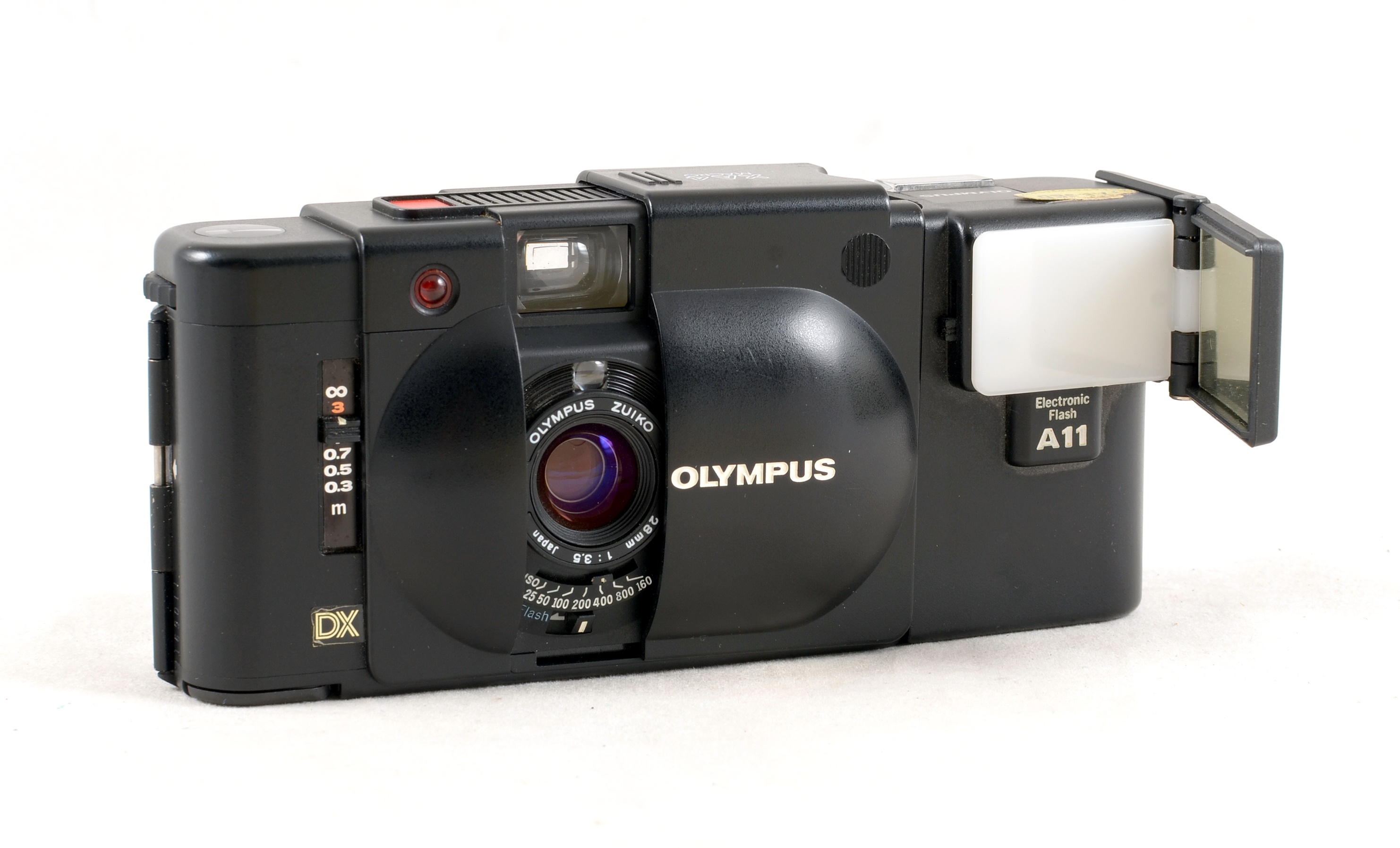 Lot 55 - A Rare Olympus XA4 Macro Outfit.