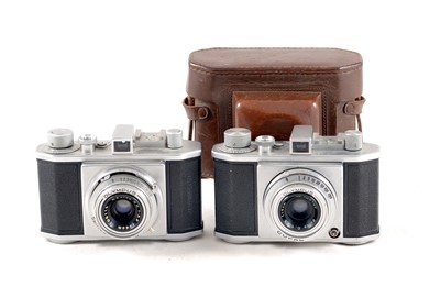 Lot 89 - Two Early 24x30mm Format Olympus 35 Cameras.