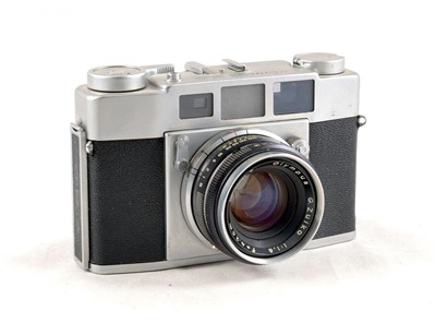 Lot 92 - A Group of Three Olympus 35-S Rangefinder Cameras.