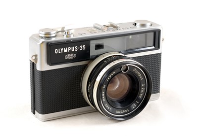 Lot 45 - Group of Three Olympus Rangefinder Cameras.