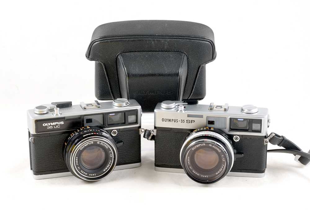 Lot 46 - Olympus 35 SP & 35 UC CRF Cameras.