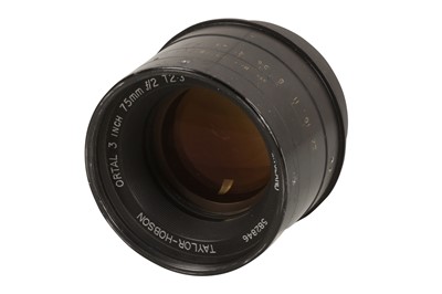 Lot 278 - A Taylor Hobson 75mm f/2 Ortal TV Lens