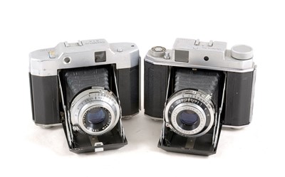 Lot 69 - A Pair of Olympus Six 6x6 & 6x4.5cm Coupled Rangefinder Cameras.