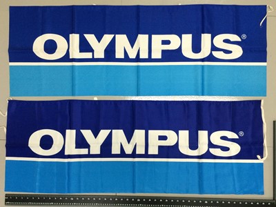 Lot 103 - A Pair of Large Hanging Olympus Banners.