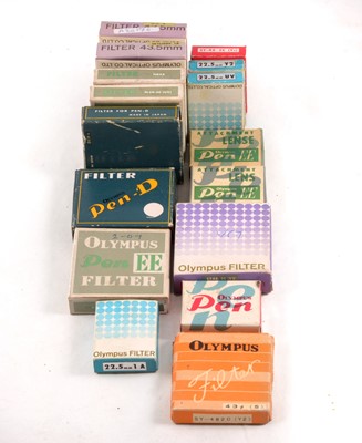 Lot 113 - Selection of Olympus Pen Filters & Close-Up Lenses.