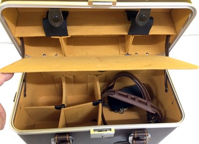 Lot 73 - A Large Heavy Duty Olympus Camera Case & One Other.