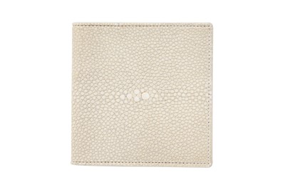 Lot 542 - λ Bottega Veneta Ecru Stingray Bi-Fold Wallet