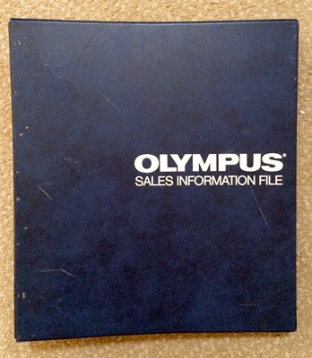 Lot 148 - Olympus Dealer Sales Information File.