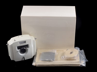 Lot 76 - A Limited Edition Olympus Ecru Compact Camera.