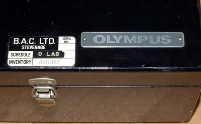 Lot 108 - Two Olympus PM6 Microscope Cameras & Accessories.