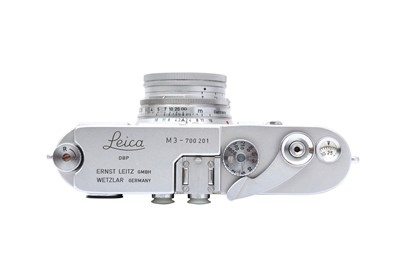 Lot 185 - A Leica M3 DS Rangefinder Camera Body From The First Production Batch