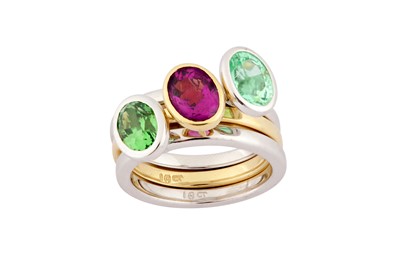 Lot 20 - Three gem-set rings