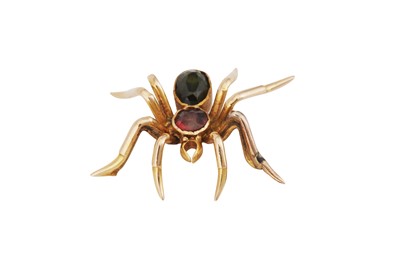 Lot 177 - A SPIDER BROOCH