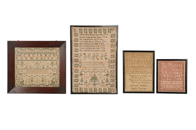 Lot 676 - A COLLECTION OF FOUR SAMPLERS